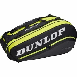 Wholesale 😍 Budget ✨ Dunlop SX Performance Thermo 8 Racket Bag Black Yellow 2022 🔥 😀