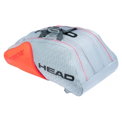 Promo β¨ Outlet β Head Radical 12R Monstercombi Racket Bag Light Grey Orange π π