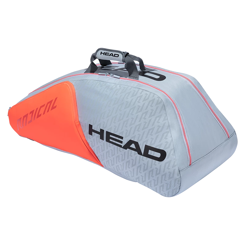 Brand new π Coupon π Head Radical 9R Supercombi Racket Bag Light Grey Orange π₯ π
