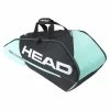 Best Sale 😀 Buy 🛒 Head Tour Team 6R Combi Racket Bag Black Mint 🤩 ✨