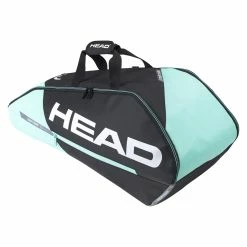 Best Sale 😀 Buy 🛒 Head Tour Team 6R Combi Racket Bag Black Mint 🤩 ✨