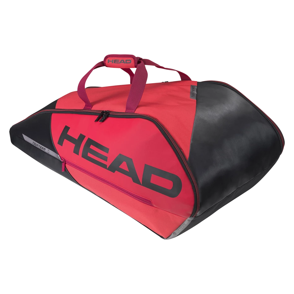Hot Sale π Best deal π€© Head Tour Team 9R Supercombi Racket Bag Black Red β€οΈ π