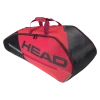Wholesale 😉 Discount 🌟 Head Tour Team 6R Combi Racket Bag Black Red 😍 💯