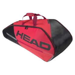 Wholesale 😉 Discount 🌟 Head Tour Team 6R Combi Racket Bag Black Red 😍 💯