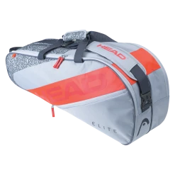 Best Pirce 🌟 Flash Sale 🎉 Head Elite 6R Combi Racket Bag Grey Orange 🌟 🥰