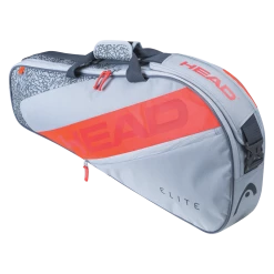 Discount 🥰 Discount 😉 Head Elite 3 Racket Bag Grey Orange 🥰 👍