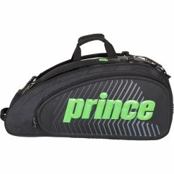 Best Sale ✨ Discount 🛒 Prince Tour Slam 12 Racket Bag Black Green ❤️ 🧨