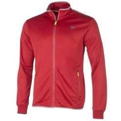 Budget 😉 New 🔥 Dunlop Men's Club Knitted Jacket Red 🔥 🎁