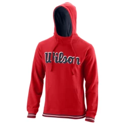 Best deal 🧨 Deals 🔔 Wilson Men's Chi Script Hoodie Red ⭐ ⭐
