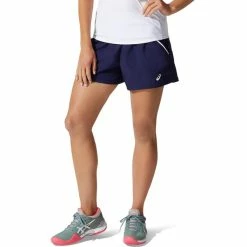 Best Sale ๐ Budget ๐ Asics Women's Court Short Peacoat Brilliant White โจ ๐งจ