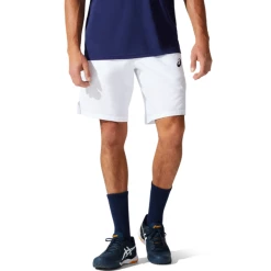 Deals 😉 Best Pirce 🎁 Asics Men's Court 9" Short Brilliant White 😀 ⭐