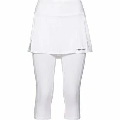 Buy 😍 Flash Sale 😉 Head Womens Club 3/4 Tights Skort White ⌛ 🔥