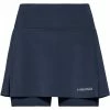 Best Pirce 🤩 Buy 🥰 Head Women's Club Basic Skort Long Dark Blue 🌟 🤩