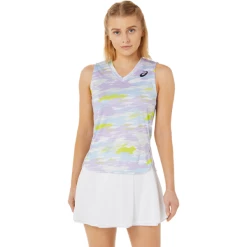 Cheapest 👍 Discount 🥰 Asics Women's Match Graphic Tank Murasaki ⌛ 🧨