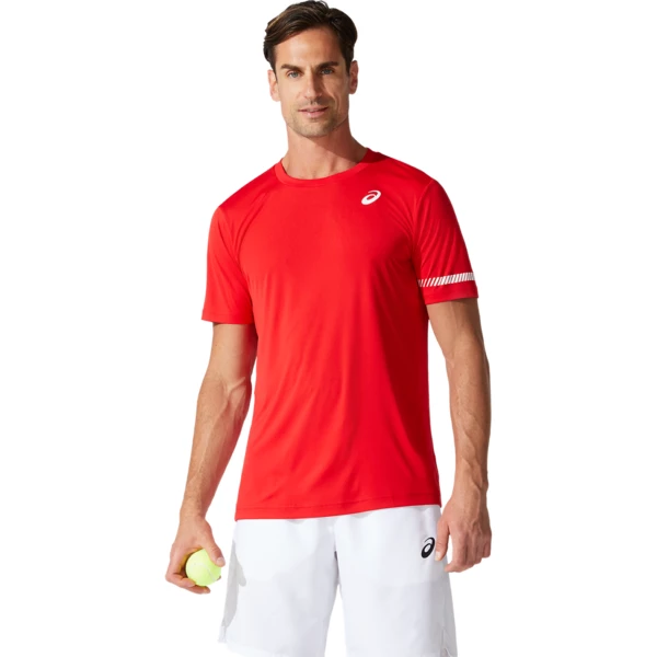 Brand new π€© Best Sale π Asics Men's Court SS Tee Classic Red π π