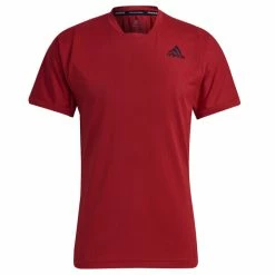 Cheapest 😀 Best Pirce ✔️ Adidas Men's Freelift Tee Primeblue Scarlet ✔️ 🧨