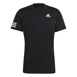 Promo 🛒 Coupon 🧨 Adidas Men's Club 3 Stripe Tee Black 🎁 🎁