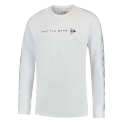 Budget 👏 Budget 🎉 Dunlop Men's Practice Long Sleeve Top White 😉 🔔
