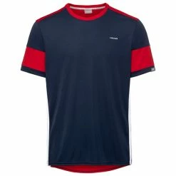 Cheap ⌛ Buy 🎉 Head Men's Volley T-Shirt Dark Blue Red 🌟 🎉