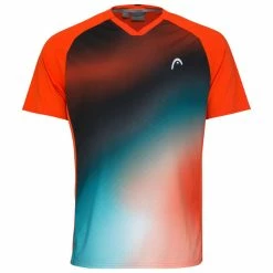Outlet 🧨 Discount 🔔 Head Men's Topspin T-Shirt Tangerine 🧨 😍
