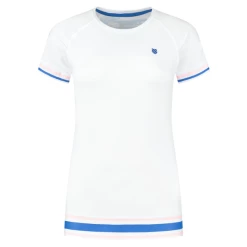 Deals ✔️ Deals ✨ K-Swiss Women's Hypercourt Roundneck Top White 🎉 🎉