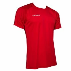 Outlet 🛒 Wholesale ✔️ Salming Men's Core 22 Match T-Shirt Team Red ⭐ 🥰
