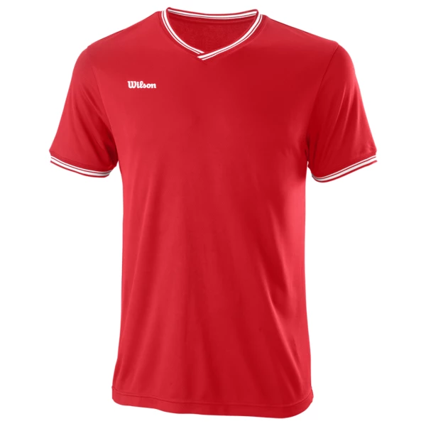 Outlet π Best Pirce π₯ Wilson Men's Team II High V-Neck Tee Red π₯° β