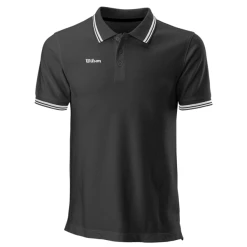 Cheap 😀 Cheap 😍 Wilson Men's Team II Cotton Polo Black 🔔 🔔