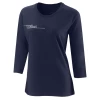 Best Pirce ⭐ Hot Sale 😀 Wilson Women's Team II 3/4 Sleeve Tech Tee Team Navy 🔔 🎉