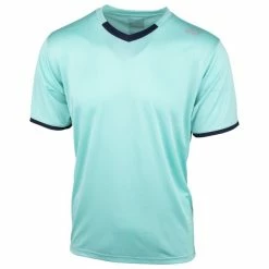 Budget ๐ Top 10 โค๏ธ Yonex Men's YTM4 Crew T-Shirt Turquoise ๐ ๐