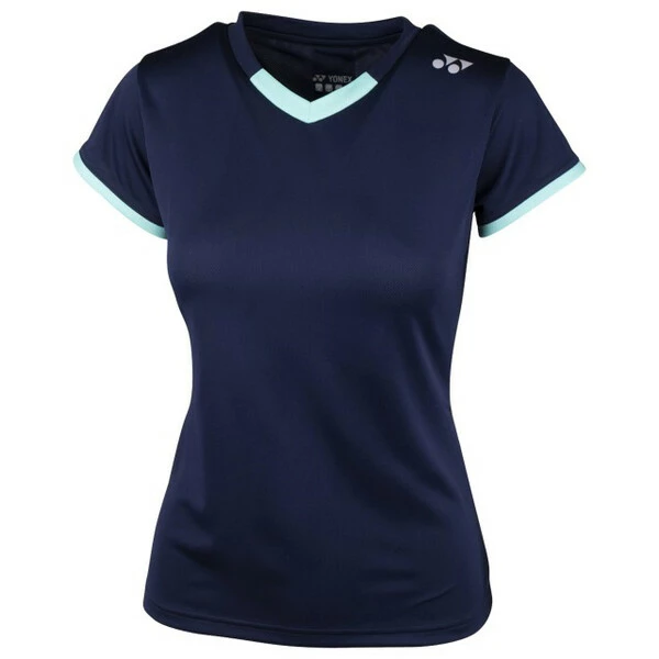 Best Pirce β€οΈ Cheapest π Yonex Women's YTL4 Crew T-Shirt Navy Blue 𧨠β¨