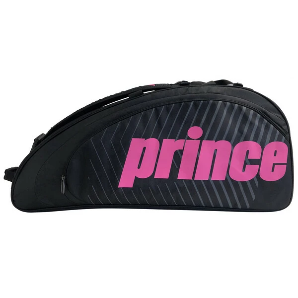 Wholesale π Cheapest π Prince Tour Future 6 Racket Bag Black Pink β€οΈ π