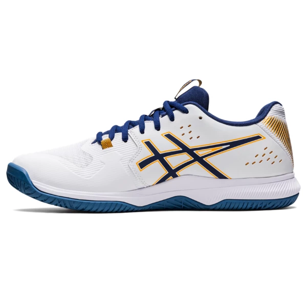 Hot Sale π€© Best reviews of 𧨠Asics Men's Gel Tactic Indoor π π Shoes White Deep Ocean π π - Image 2