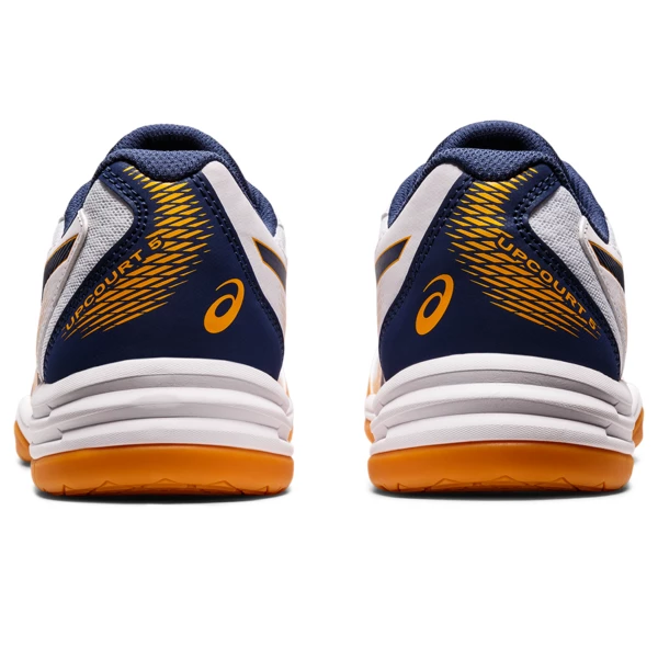 Wholesale 𧨠Best deal π Asics Men's Upcourt 5 Indoor Court π π Shoe White Deep Ocean π π - Image 6