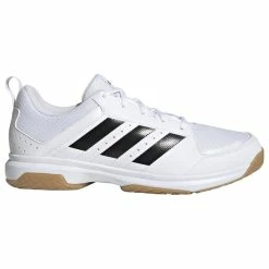 Best Sale 🔔 Brand new 🛒 Adidas Ligra 7 Mens Indoor Court 👞 👞 Shoes White Cloud Black 🌟 ⭐