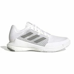 Cheapest 🔔 Top 10 🧨 Adidas Men's CrazyFlight Indoor 👞 👞 Shoes Cloud White Grey Three ❤️ 🛒