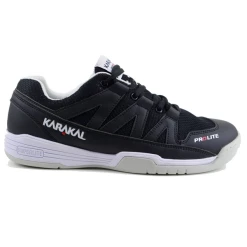 Budget 🎉 Deals ⭐ Karakal KF ProLite Men's Indoor Court 👞 👞 Shoe Black 🛒 🤩