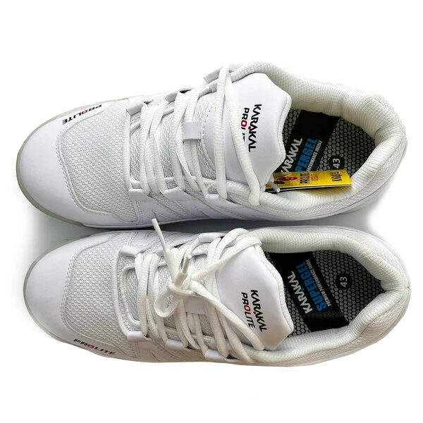 Cheapest π₯ Top 10 π Karakal KF ProLite Men's Indoor Court π π Shoe White 2022 π β¨ - Image 3