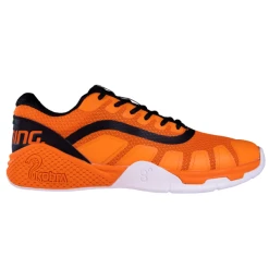 Best Sale 🔔 Best Sale 🎉 Salming Men's Kobra Recoil Indoor Court 👞 👞 Shoe Neon Orange ❤️ ✔️