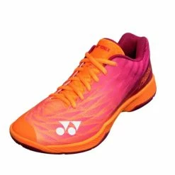 Cheap 😉 Coupon 🎁 Yonex Men's Aerus Z2 Indoor Court 👞 👞 Shoes Orange Red 💯 🎉
