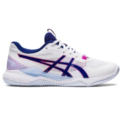 Flash Sale ⭐ Best deal 🎁 Asics Women's Gel Tactic Indoor 👟 👟 Shoes White Dive Blue ❤️ 🥰