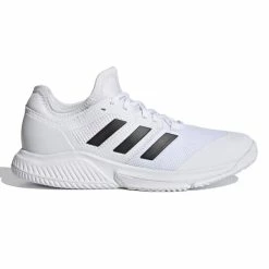 Brand new ⌛ Best deal 🤩 Adidas Court Team Bounce Women's Indoor 👟 👟 Shoes White 🔔 🔔