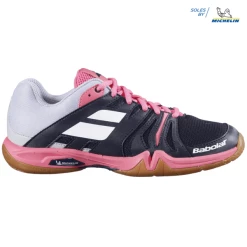 Coupon 🔔 Best Pirce 🛒 Babolat Shadow Team Women's Indoor 👟 👟 Shoes Black Pink ❤️ ✨