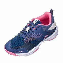 Coupon 🌟 Cheap 🤩 Yonex Women's SHB 37 Indoor Court 👟 👟 Shoes Navy Pink 🛒 ⌛